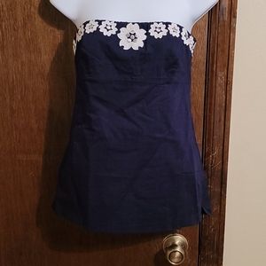 J. Crew strapless top